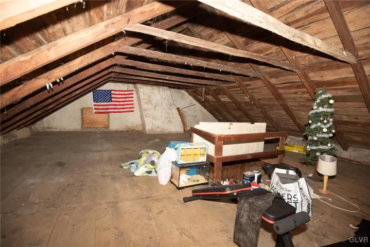 Unit 6241 Attic storage space