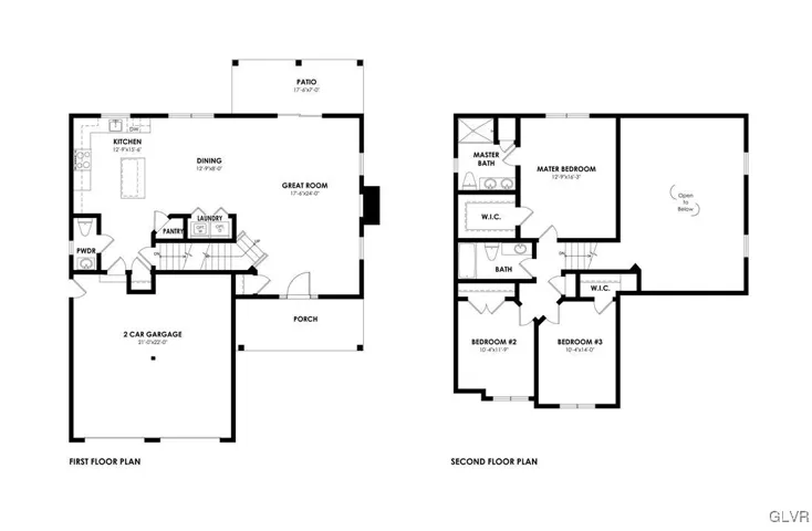 Example floor plan for this home.