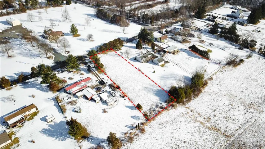 Aerial view from rear of 50 Marienstein Rd., Tax ID: 30-011-164-002