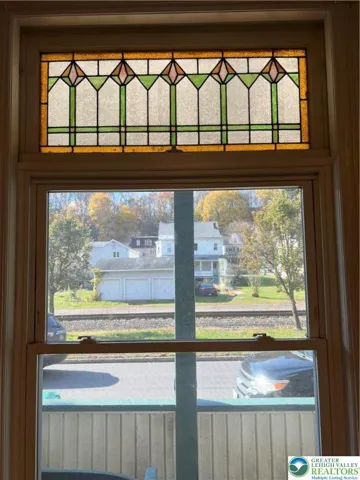 Picturesque stain glass window