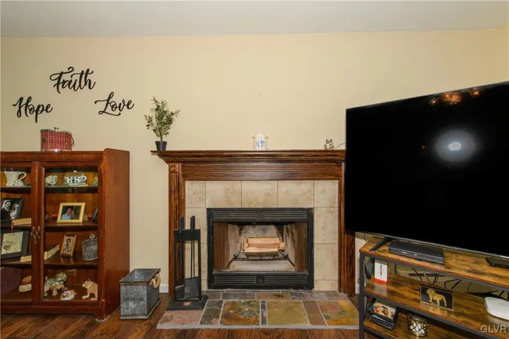 Wood Burning Fireplace
