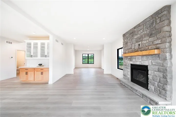 Large living room and family room.