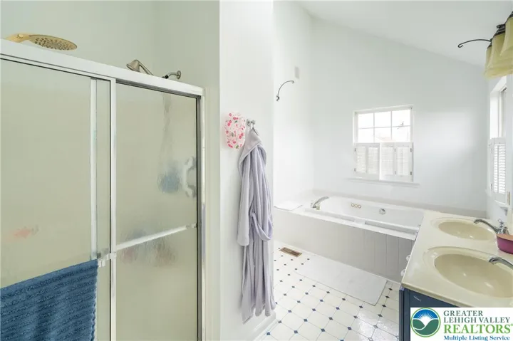 Primary Bathroom with Whirlpool Tub