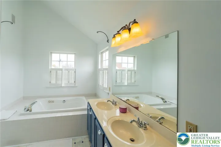 Primary Bathroom with Whirlpool Tub