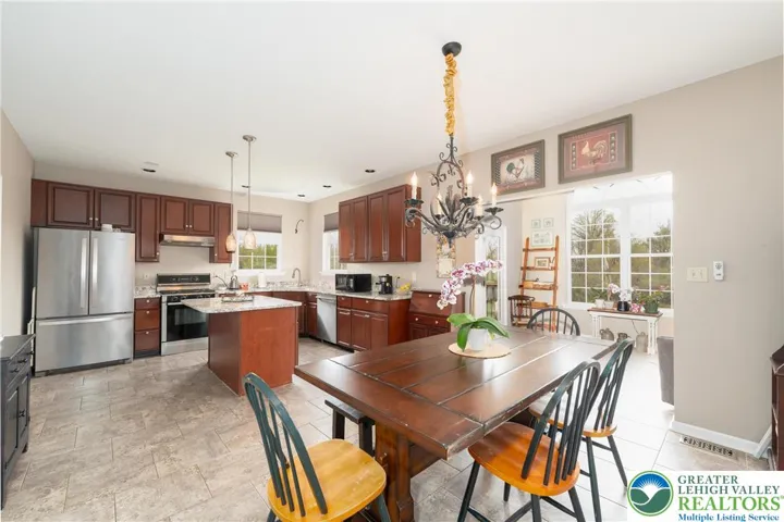 Large Updated Kitchen with Granite Countertops