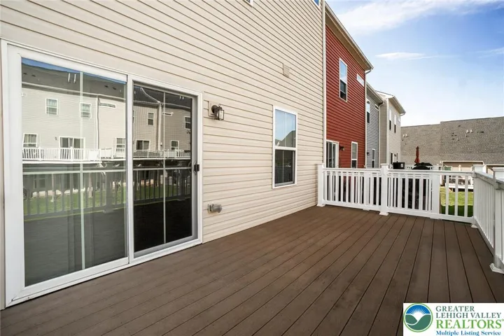 deck off of dining area