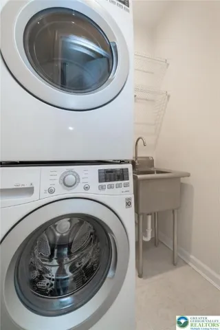 Laundry room with a sink located on 3rd floor