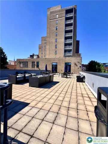 Condo owner may use the Gold Room event space which opens up to this lovely 2nd floor patio.