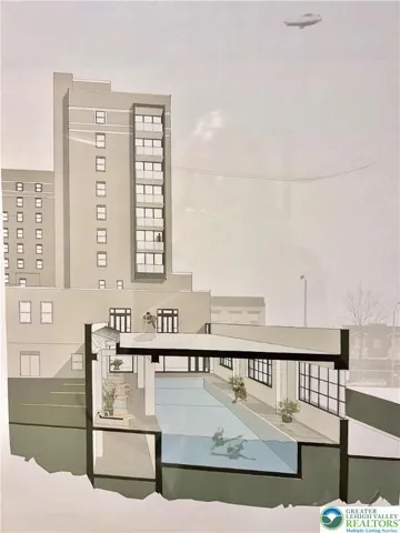 Architect Will Dohe's vision of this adaptive re-use includes an indoor pool.