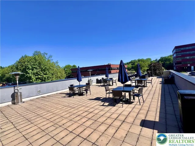 Gold Room leads to this lovely elevated patio event space.