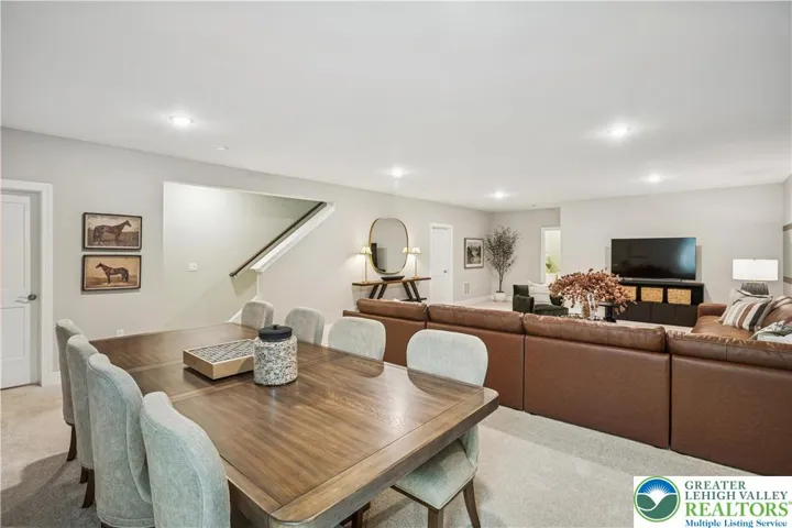 Finished Basement  - Model home - not of actual home for sale