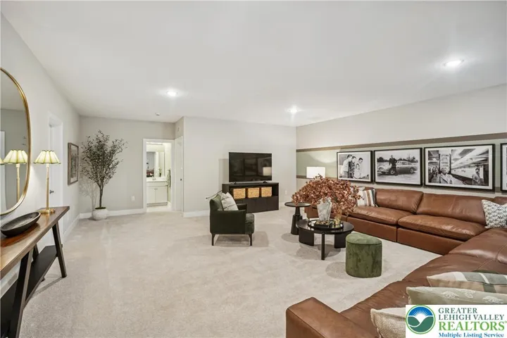 Finished Basement - Model home - not of actual home for sale