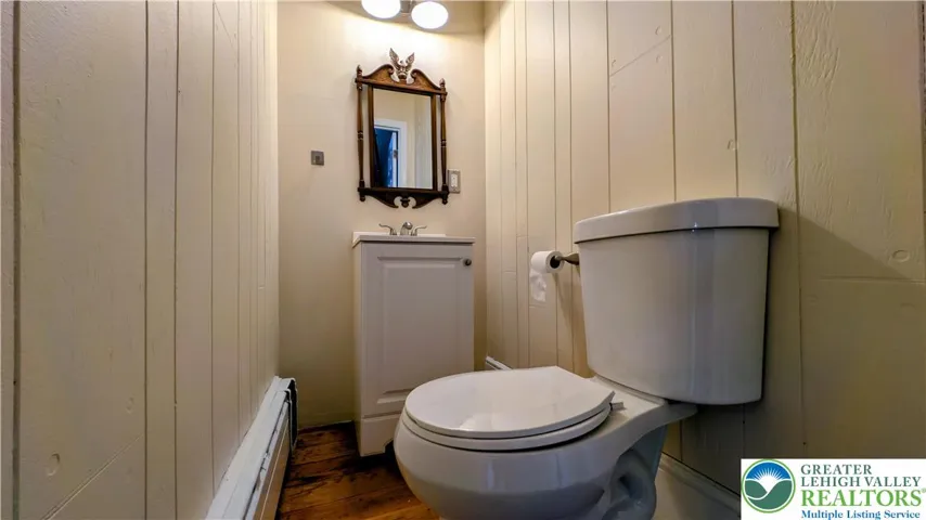 First floor half bathroom
