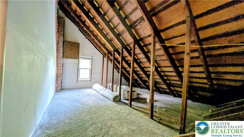 Upstairs attic space