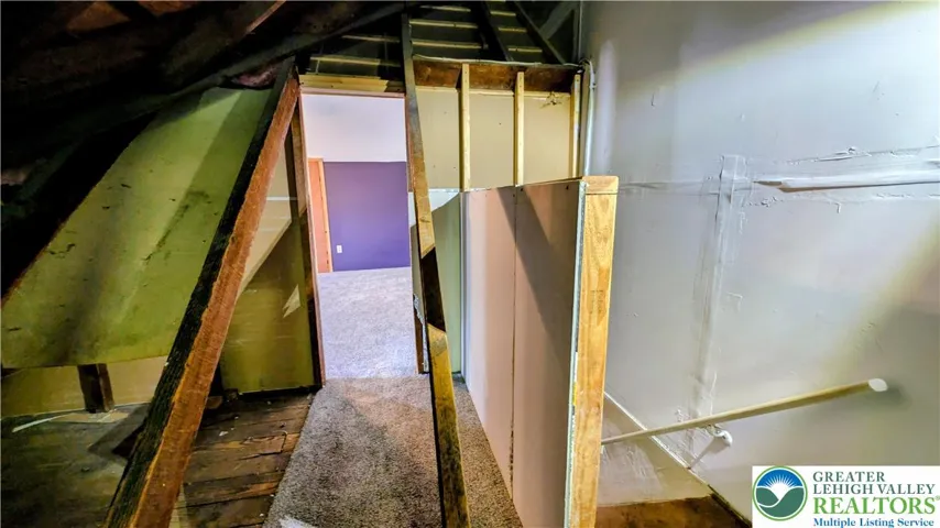 Fourth bedroom in attic