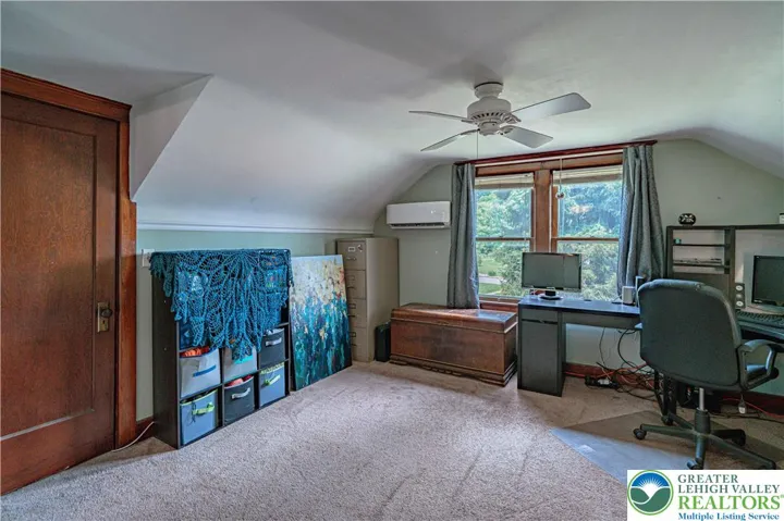 Bedroom being used as office and crafting area