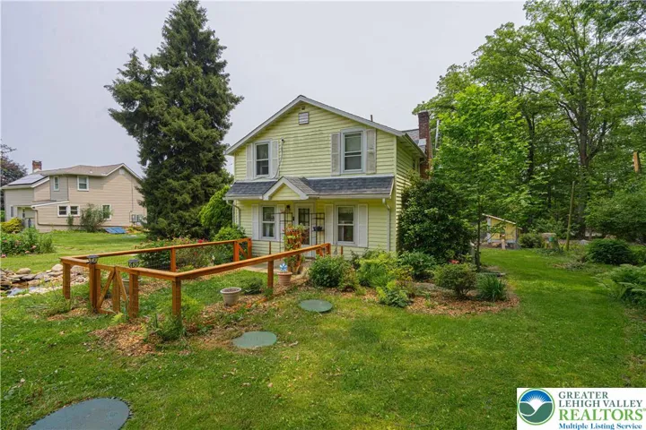 Back view of the house