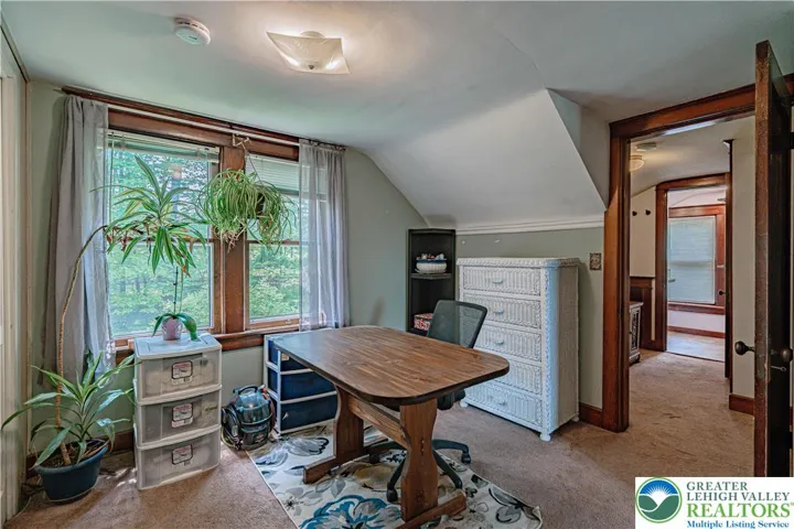 Bedroom being used as office and crafting area