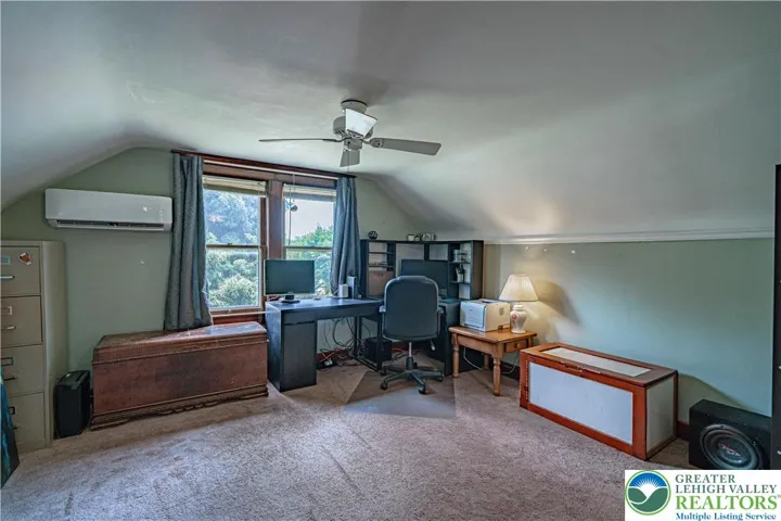 Bedroom being used as office and crafting area