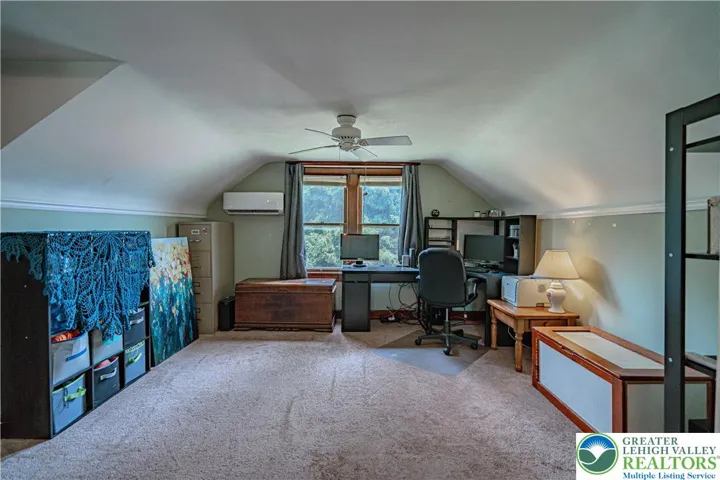Bedroom being used as office and crafting area