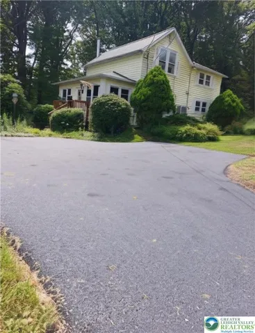 Newly paved driveway with added turnaround