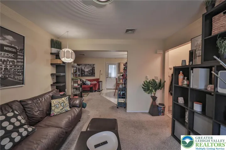Living Room - View to Kitchen and Dining Space