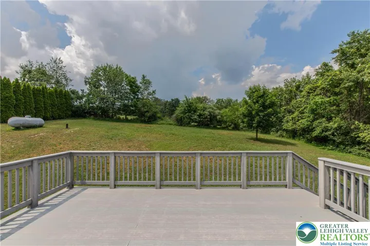 Rear deck