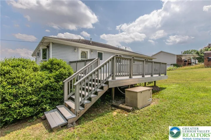 Generator off rear deck