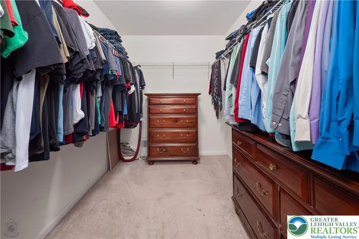 Owners suite generous walk-in closet