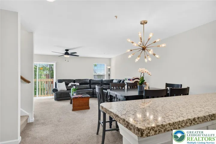 Open Concept Dining & Living Room