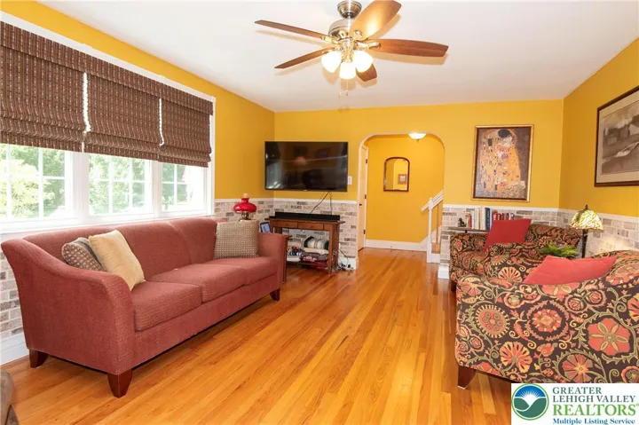 Living room offers layout options depending on your needs.