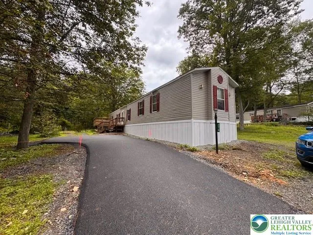 Driveway view of home