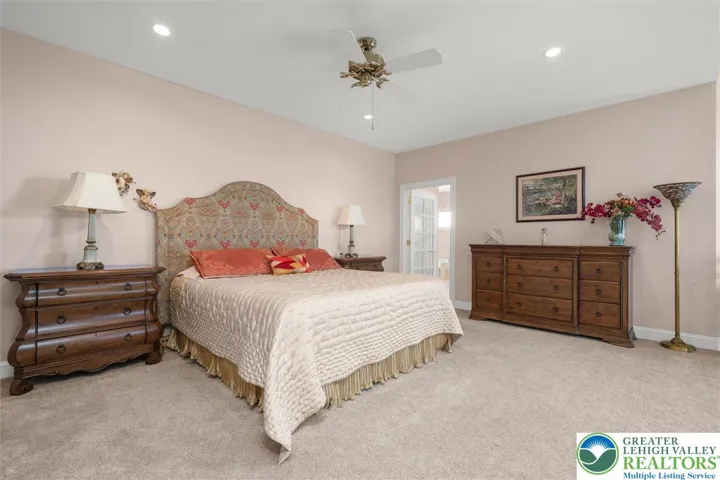 Master bedroom suite