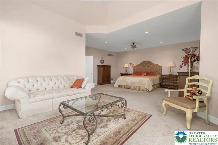 Master bedroom suite