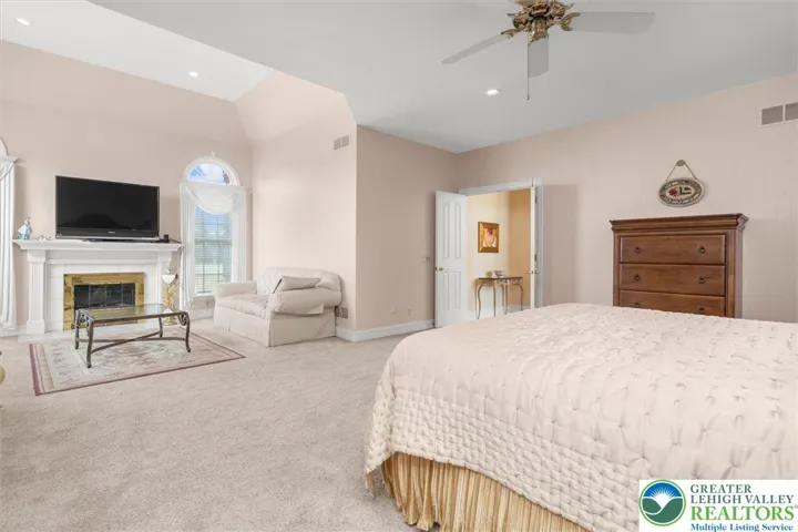 Master bedroom suite