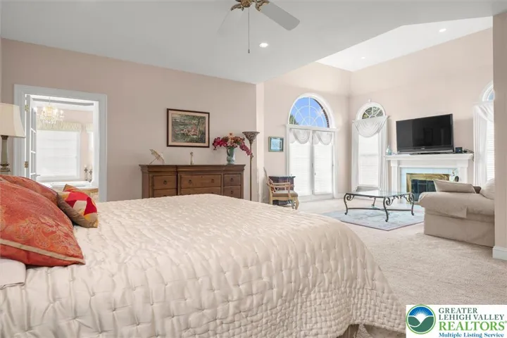 Master bedroom suite