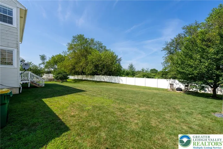 Spacious rear yard, note the privacy fence behind the property