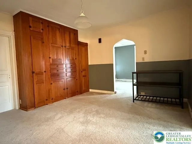 Dining room entering living room