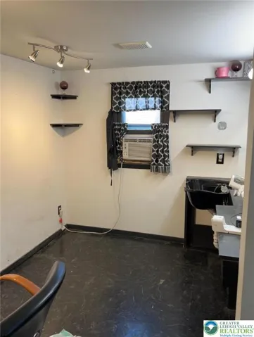 room used as salon in home first floor