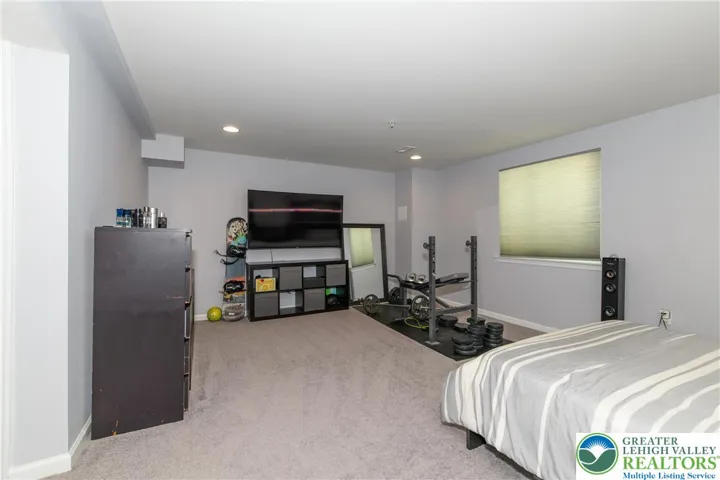 Lower level living area