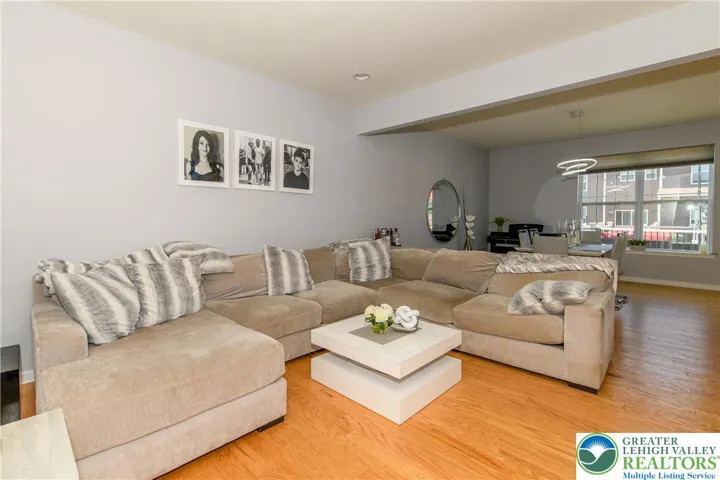 Spacious and open living room