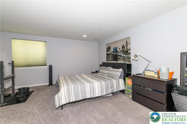 Lower level living area