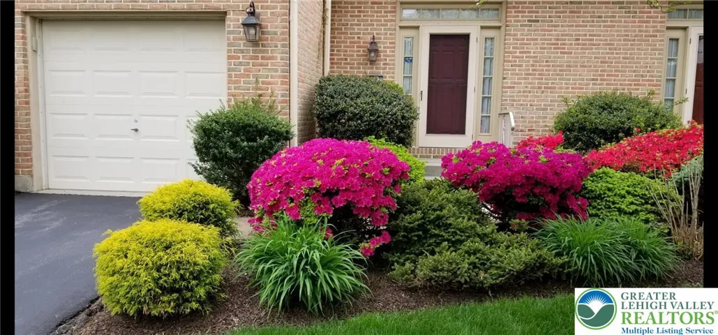 Colorful landscaping