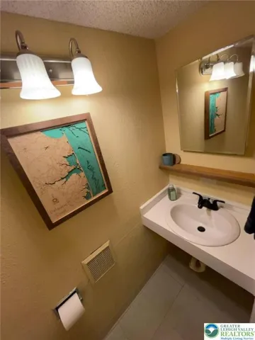 Half bath in lower level