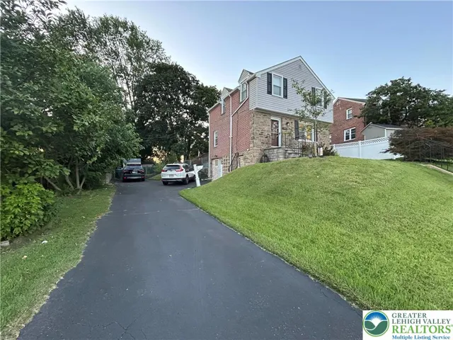 Paved asphalt driveway
