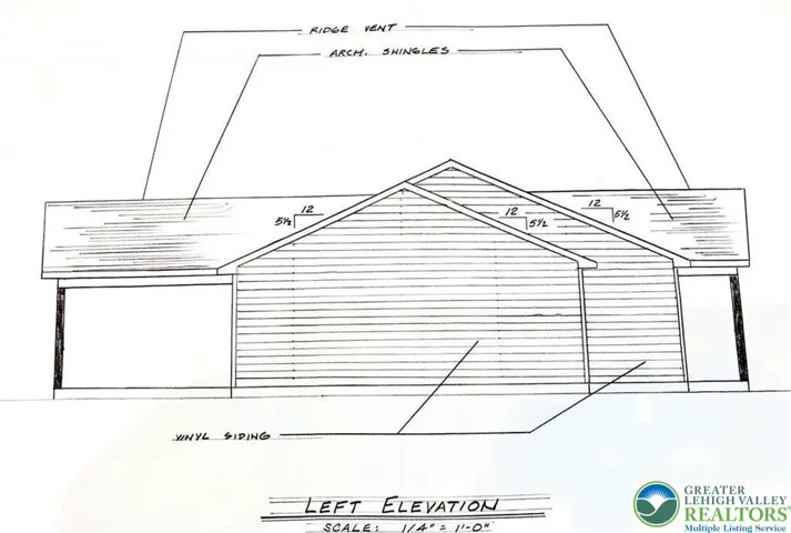 Left Side ~ Covered porch is an upgraded feature ~