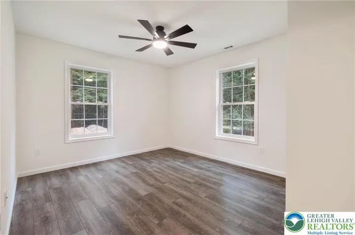 Bedroom flooring is upgraded / Standard - Carpeting