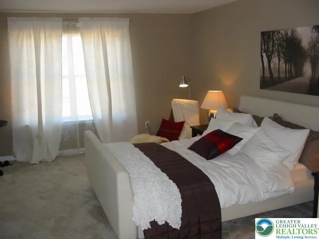 Large 14 x 18 master bedroom ready to comfort you after a long day.  Wait until you see the master bedroom closet. .  . One word "HUGE".