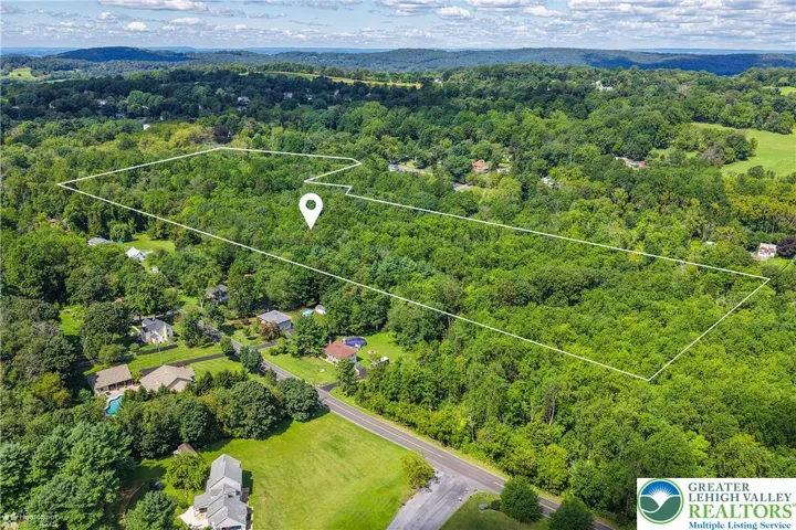 5840 Blue Church Road 19.6 Acres shown from Glen Road