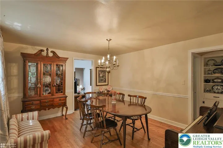 Dining Room with Hardwood Floors